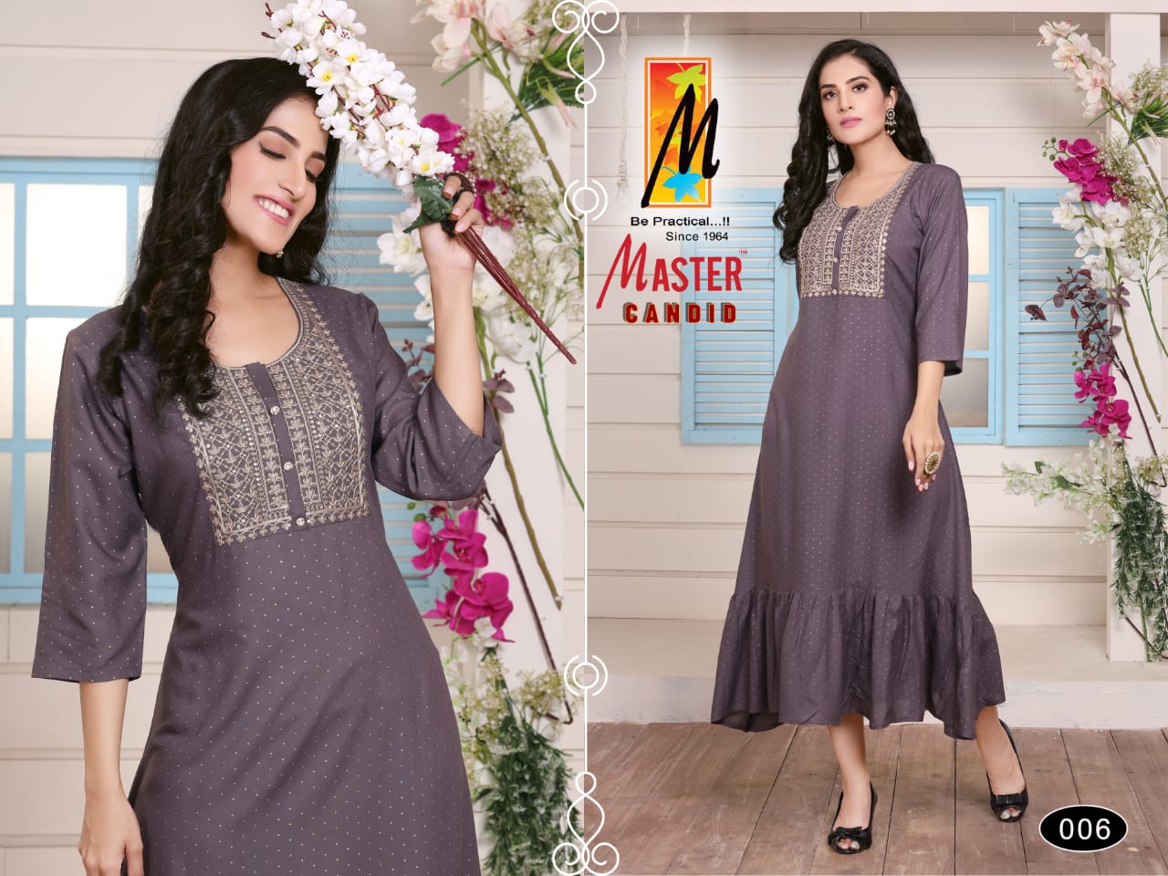 Master Candid Heavy Rayon Fancy Designer Latest Designer Kurti Collection